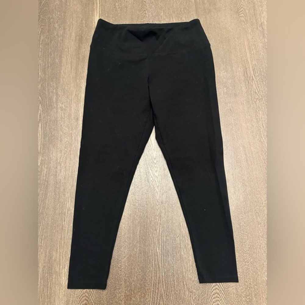 LIKE NEW SOFT SURROUNDINGS BLACK PULL ON LEGGINGS - Size Petite Medium SKU:185